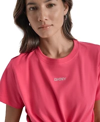 Dkny Women's Studded-Logo T-Shirt