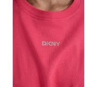 Dkny Women's Studded-Logo T-Shirt