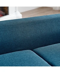 Streamdale Furniture Modern Dog Sofa with Backrest for Medium/Large Dogs - Blue