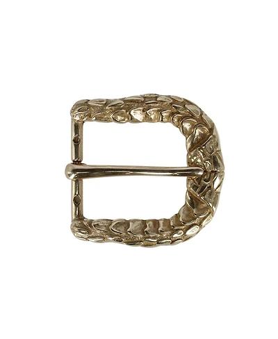 Trafalgar Men's 35mm Opulent Scaled Italian Solid Brass Harness Belt Buckle