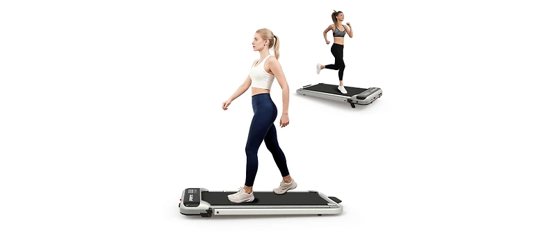 Walking Pad 300 lb Capacity, Walking Desk Treadmill for Home Office, Protable Treadmill Under Desk