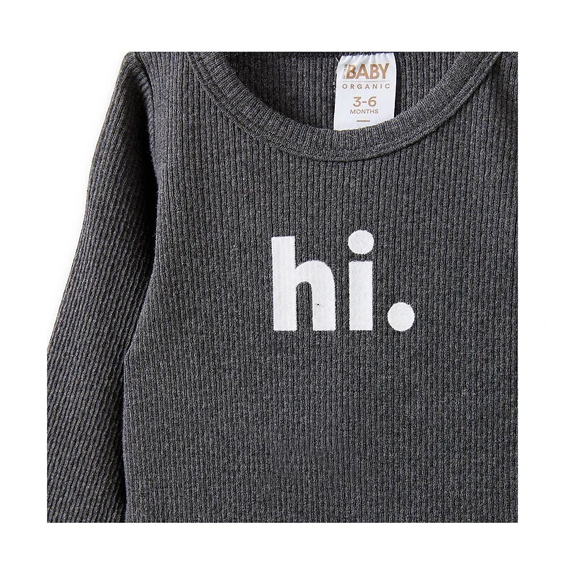 Cotton On Baby Boys Pointelle Long Sleeve Bubbysuit