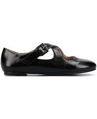 Journee Collection Women's Ivanna Almond Toe Mary Jane Flats