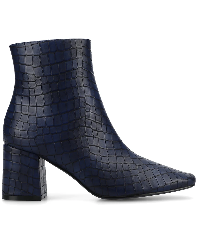 Journee Collection Women's Haylinn Block Heel Dress Booties