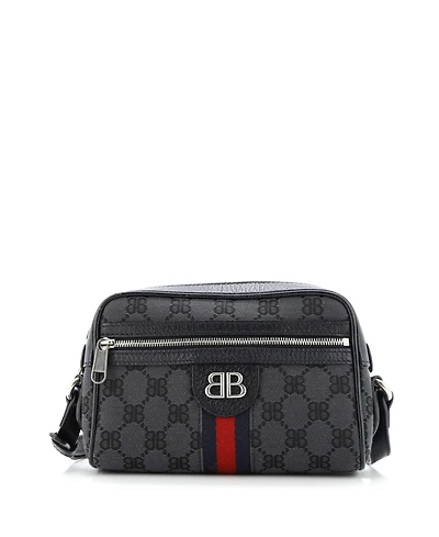 Pre-Owned Balenciaga Mini x Gucci The Hacker Project Camera Bag Bb Canvas