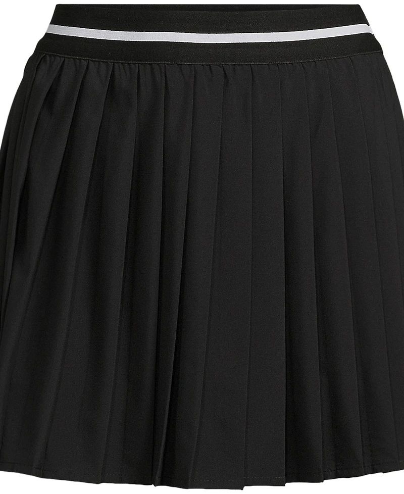 Lands' End Women's Active Woven Pleated Skort