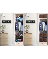 Sorbus 13 Inch Foldable Fabric Storage Cube Bin with Handles- for Organizing Home, Shelves, Nursery, Playroom