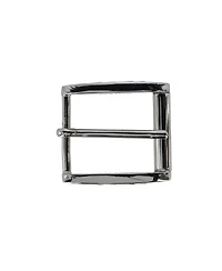 Trafalgar Men's 35mm Solid Brass Side Detailed Roller Harness Belt Buckle