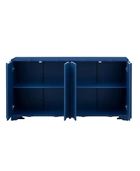 Linear Accent Sideboard - Pine Veneer