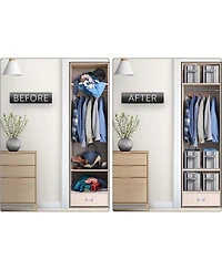 Sorbus 11 Inch Foldable Fabric Storage Cube Bin with Handles - for Organizing Pantry, Closet, Nursery, Playroom, & More