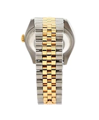 Pre-Owned Rolex Oyster Perpetual Datejust Automatic Watch in Stainless Steel and Gold with Diamond Markers 36mm