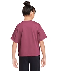 Nike Big Girls Sportswear Just Do It Graphic Cotton T-Shirt