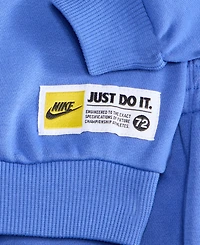 Nike Toddler and Little Boys 2-Piece Sportswear P.e. French Terry Crewneck Top Pant Set