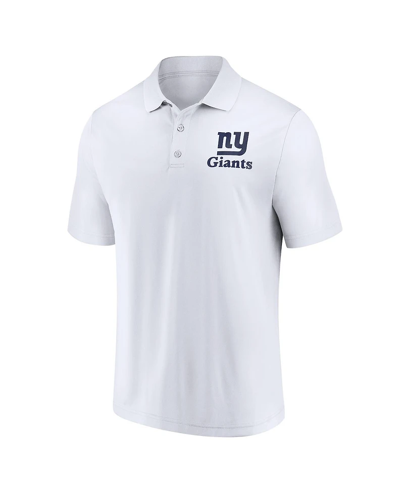 Fanatics Men's White New York Giants Vintage Polo Shirt