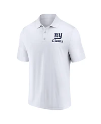 Fanatics Men's White New York Giants Vintage Polo Shirt