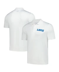 Fanatics Men's White Detroit Lions Polo Shirt