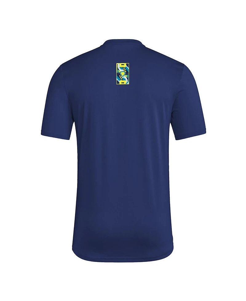 Adidas Men's Navy Nashville Sc 2025 Jersey Hook Aeroready T-Shirt