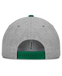 Fanatics Men's Gray/Green Hartford Whalers Rebound Adjustable Hat
