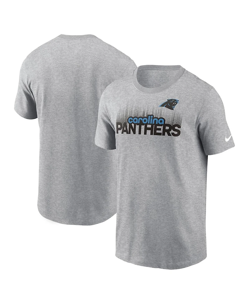 Nike Men's Heather Gray Carolina Panthers Local Essential T-Shirt