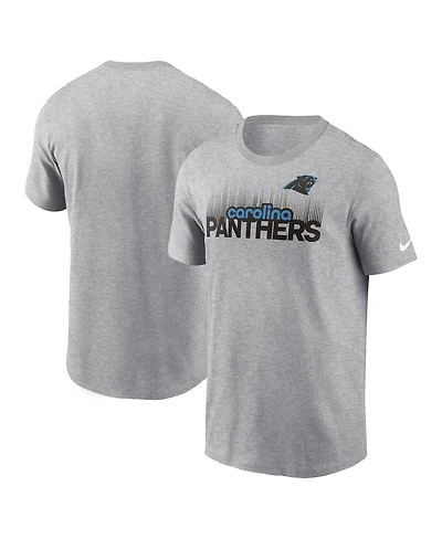 Nike Men's Heather Gray Carolina Panthers Local Essential T-Shirt