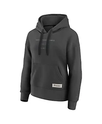 Fanatics Women's Charcoal San Francisco Giants Elements Future Ground Subtle Tonal Pullover Hoodie