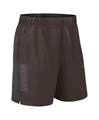Nike Men's Brown Cleveland Browns Woven Victory Performance Shorts