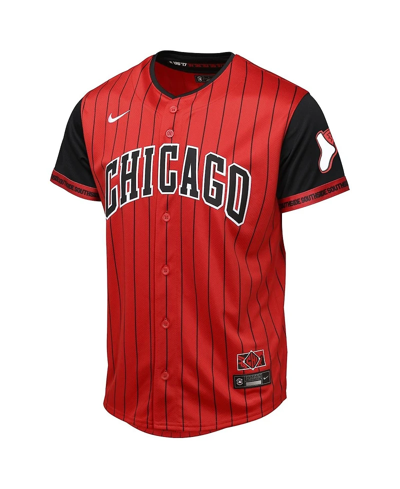 Outerstuff Big Boys and Girls Red/Black Chicago White Sox 2025 City Connect Limited Jersey