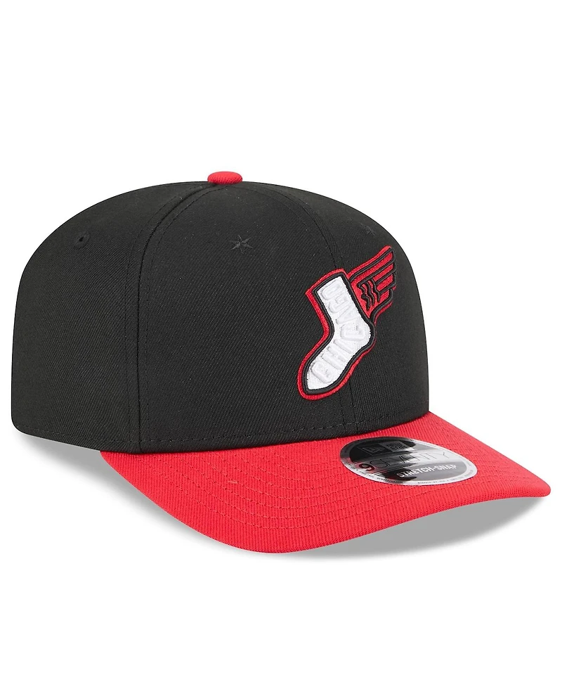 New Era Men's Black/Red Chicago White Sox 2025 City Connect Alternate 9SEVENTY Adjustable Hat