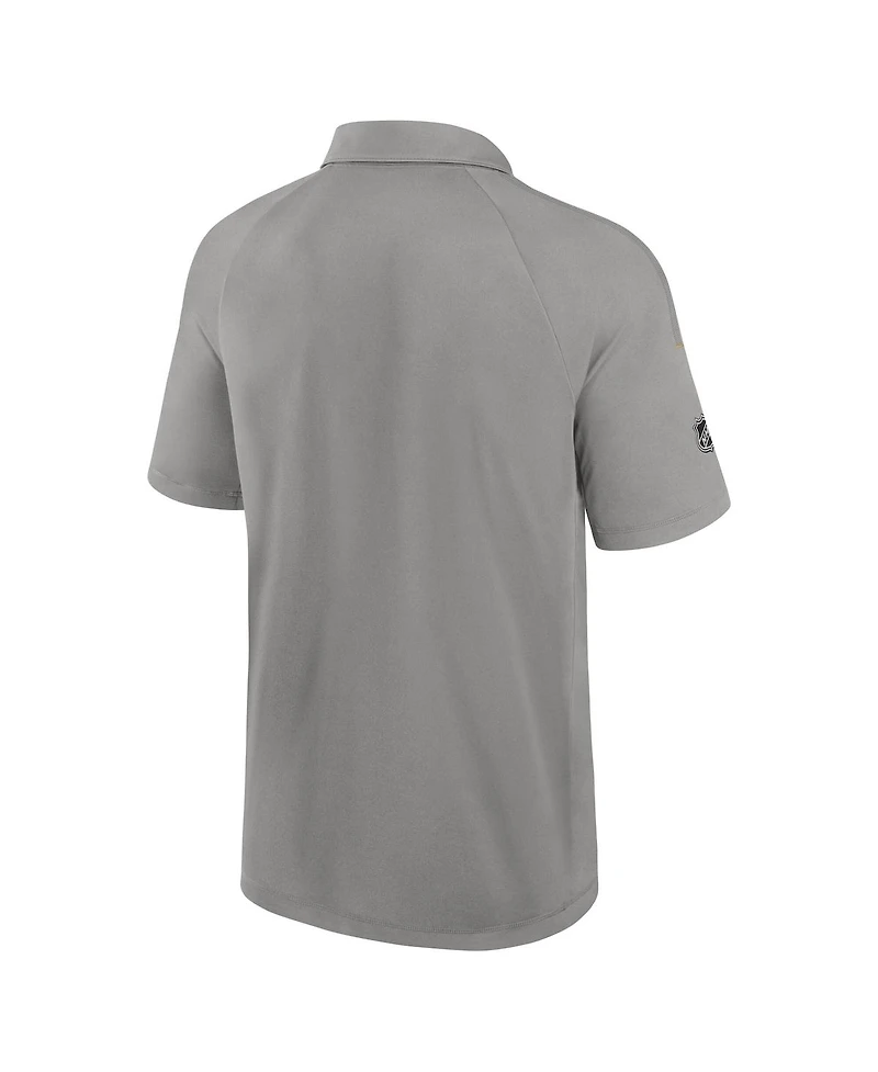 Fanatics Men's Gray Authentic Pro the Alumni Polo Shirt