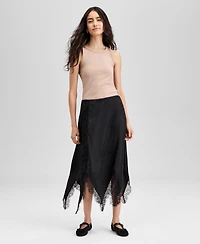 And Now This Women's Asymmetrical Hem Slip Skirt, Exclusively at Macy's