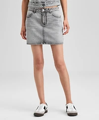 And Now This Women's Denim Mini Skirt, Macy's Exclusive