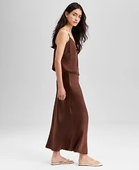 And Now This Women's Embroidered Hem Pull-On Midi Skirt, Exclusively at Macy's