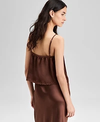 And Now This Women's Embroidered Scallop-Trim Camisole Top, Exclusively at Macy's