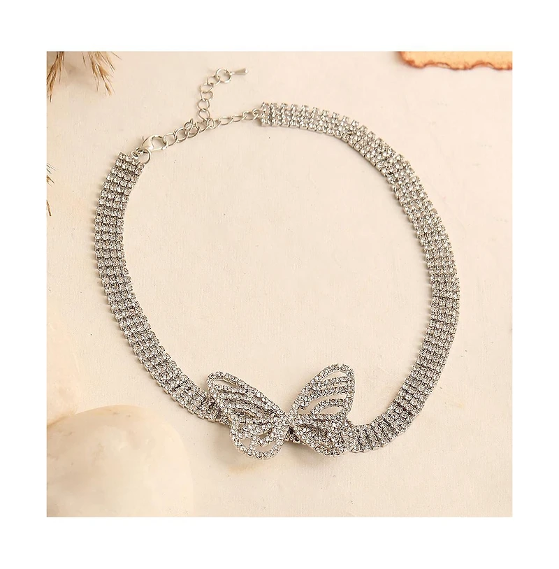 Sohi Butterfly Choker Necklace