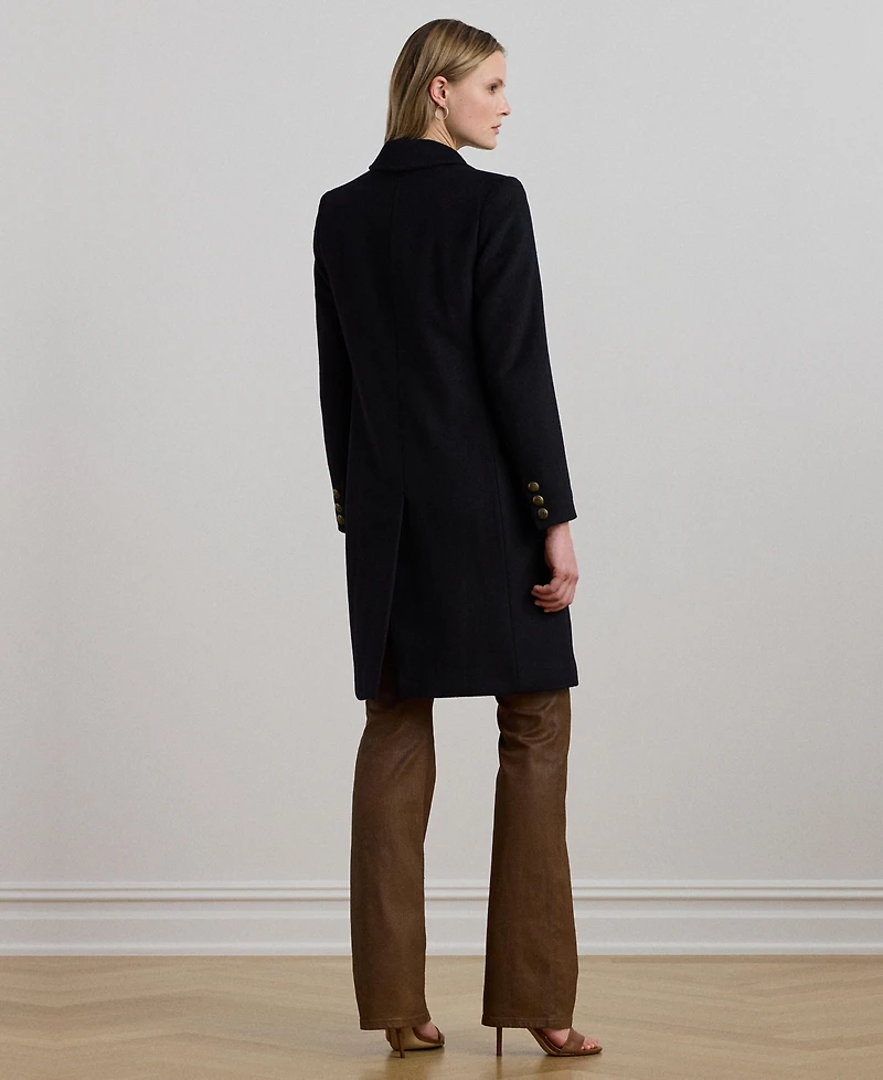 Lauren Ralph Women's Single-Breasted Peacoat