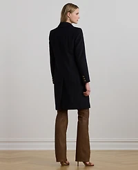 Lauren Ralph Women's Single-Breasted Peacoat