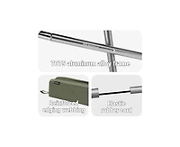 Naturehike, Folding Camping Stool , Portable Mini Camping Chair, Lightweight Aluminium Alloy Chair, Small Backpacking Stool with Thickened Seat Cushio