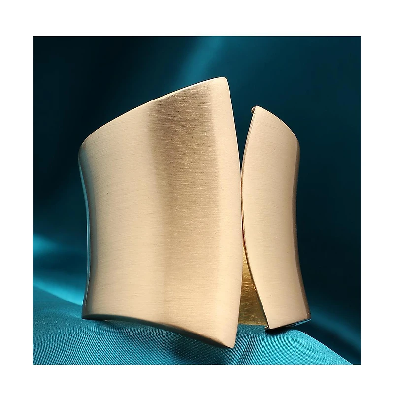 Sohi Gold-Plated Statement Cuff Bracelet