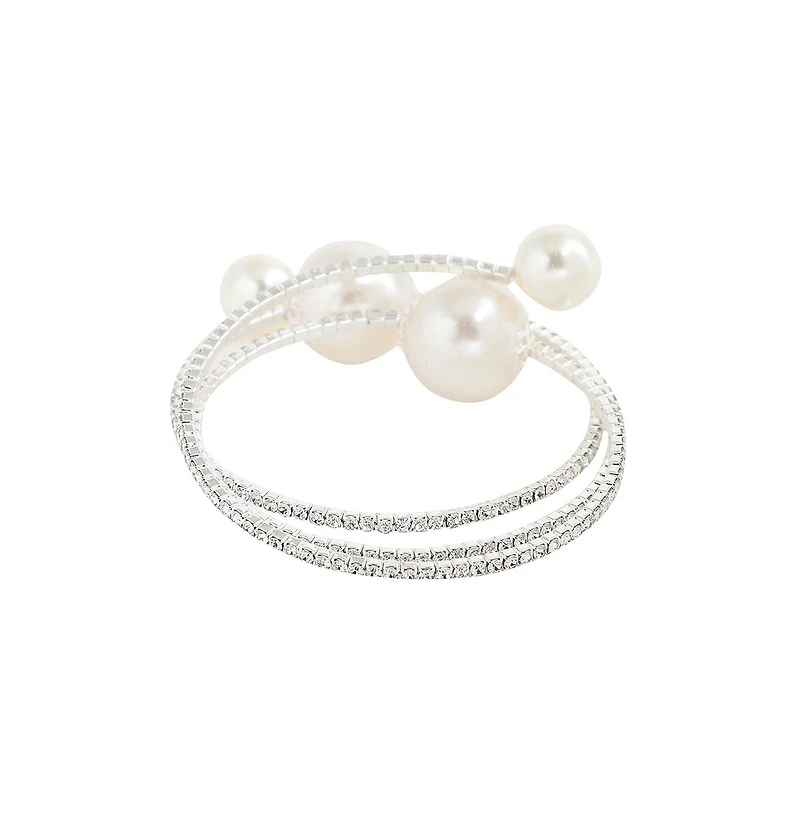 Sohi Gold-Plated Pearl Bracelet