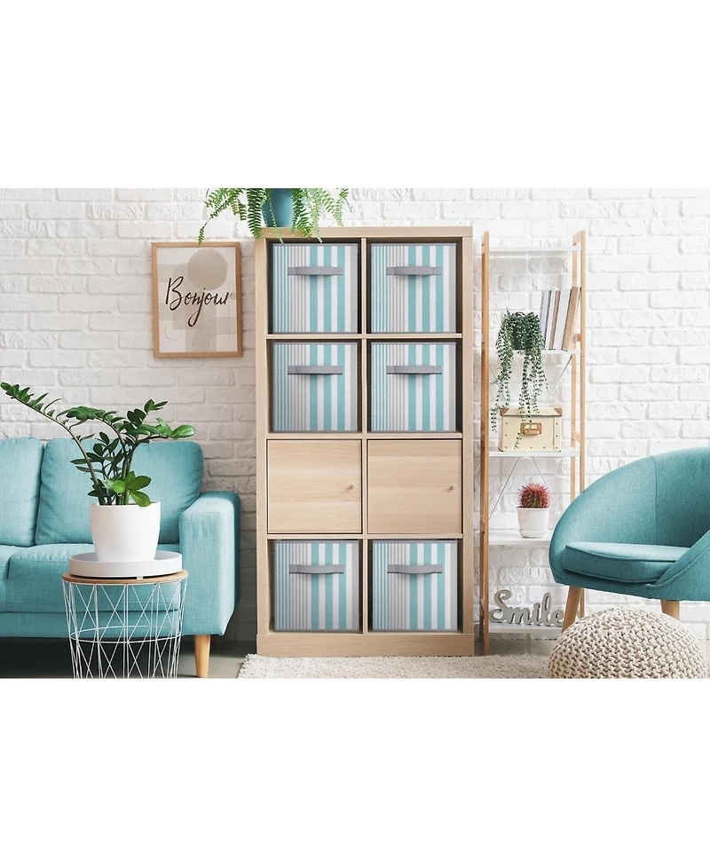 Sorbus 11 Inch Foldable Fabric Storage Cube Bin with Handles - for Organizing Pantry, Closet, Nursery, Playroom, & More