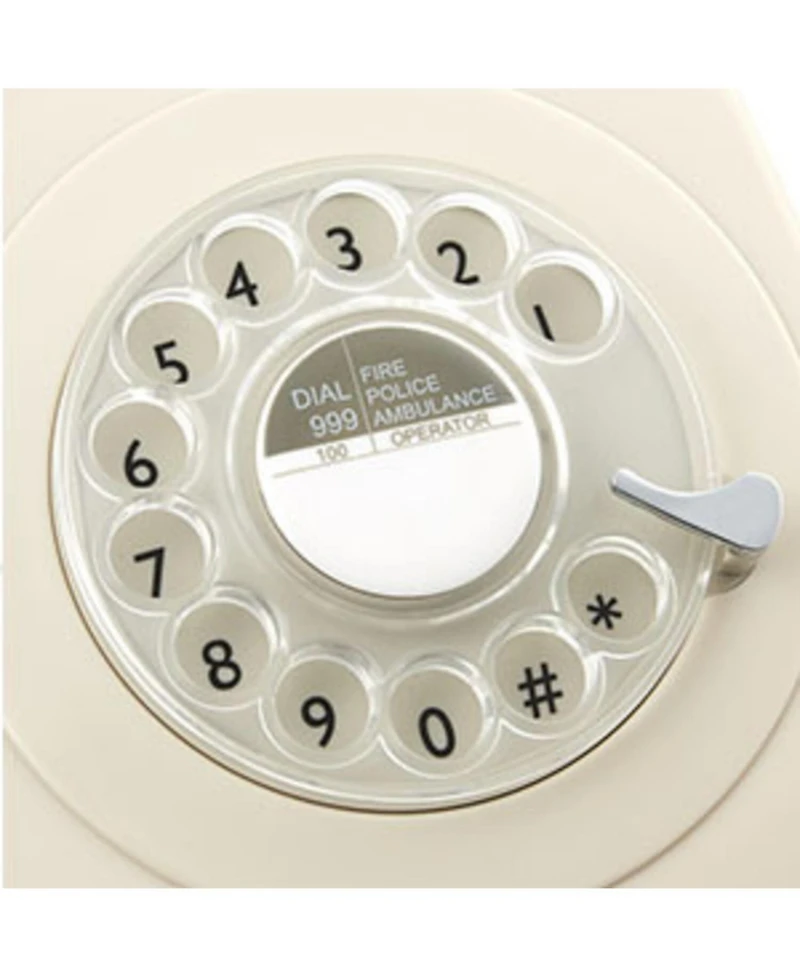 Gpo Retro GPO746IVR 746 Desktop Rotary Dial Telephone - Ivory