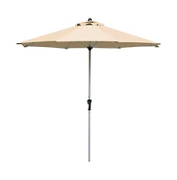 9 Feet Patio Outdoor Market Umbrella with Aluminum Pole without Weight Base