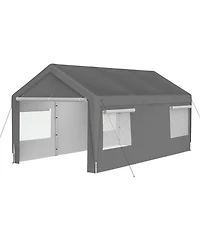 Carport Canopy 10x20 Ft - Heavy Duty Boat Car Garage