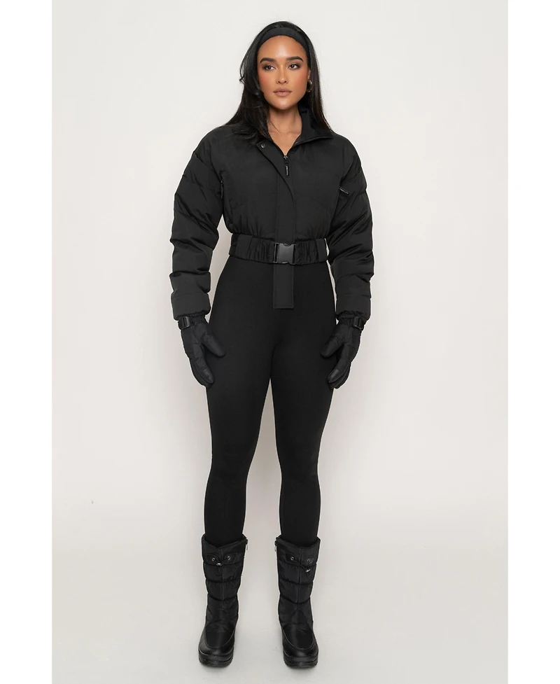 Jluxlabel Women's In Motion Nylon Jumpsuit