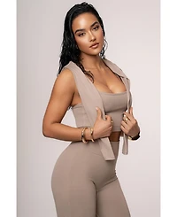 Jluxlabel Women's Active Crop Top