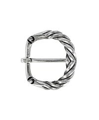 Trafalgar Men's 40mm Italian Solid Brass Twisted Patterned Harness Belt Buckle