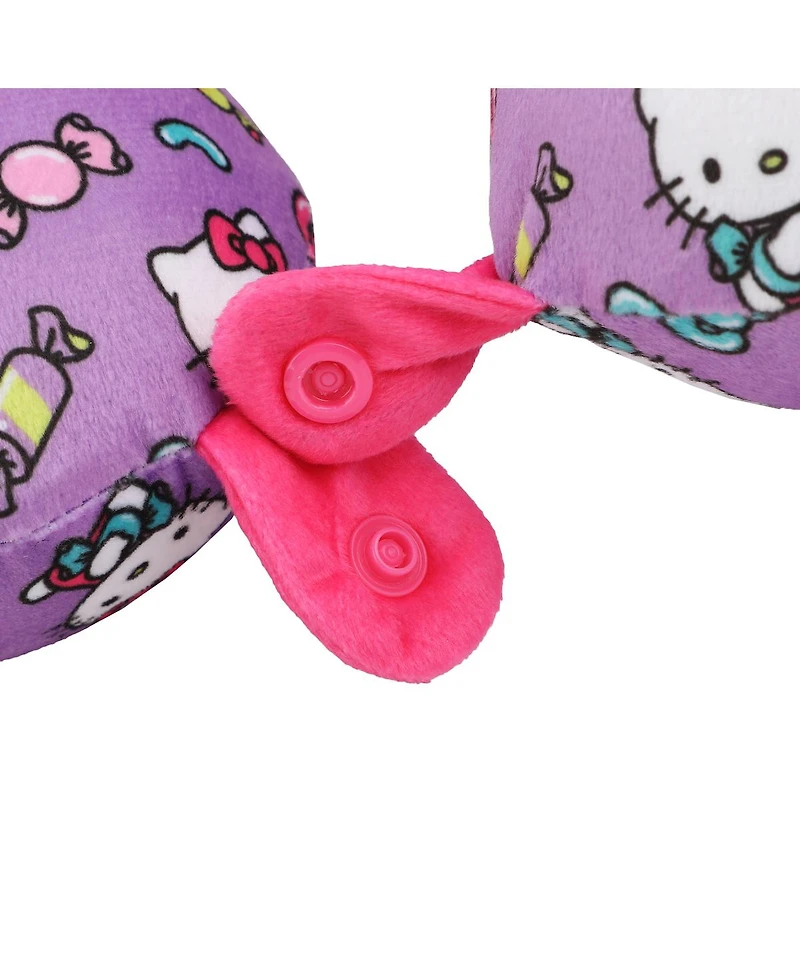 Hello Kitty Candy Neck Pillow & Luggage Tag Set