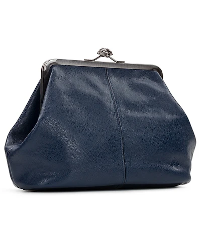 Patricia Nash Medium Sofia Kisslock Leather Bag