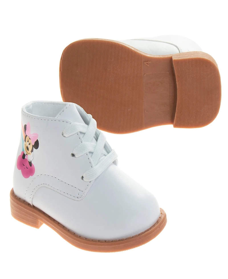 Disney Toddler Girls Minnie Mouse Lace Up Walking Shoe