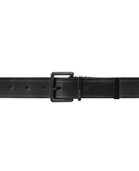 Calvin Klein Men's Metal Finishes Leather Dress Belt